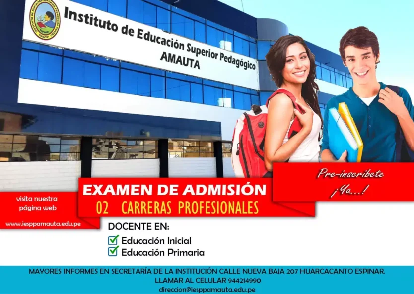 Examen de Admisión Instituto Amauta Espinar 2020-I